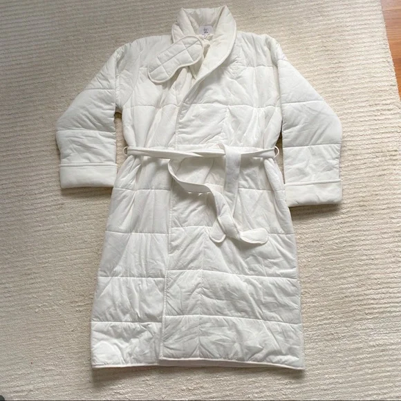 NWT Skin x J. Crew quilted robe - Picture 2 of 16
